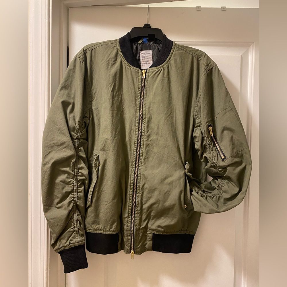 Green Bomber Jacket